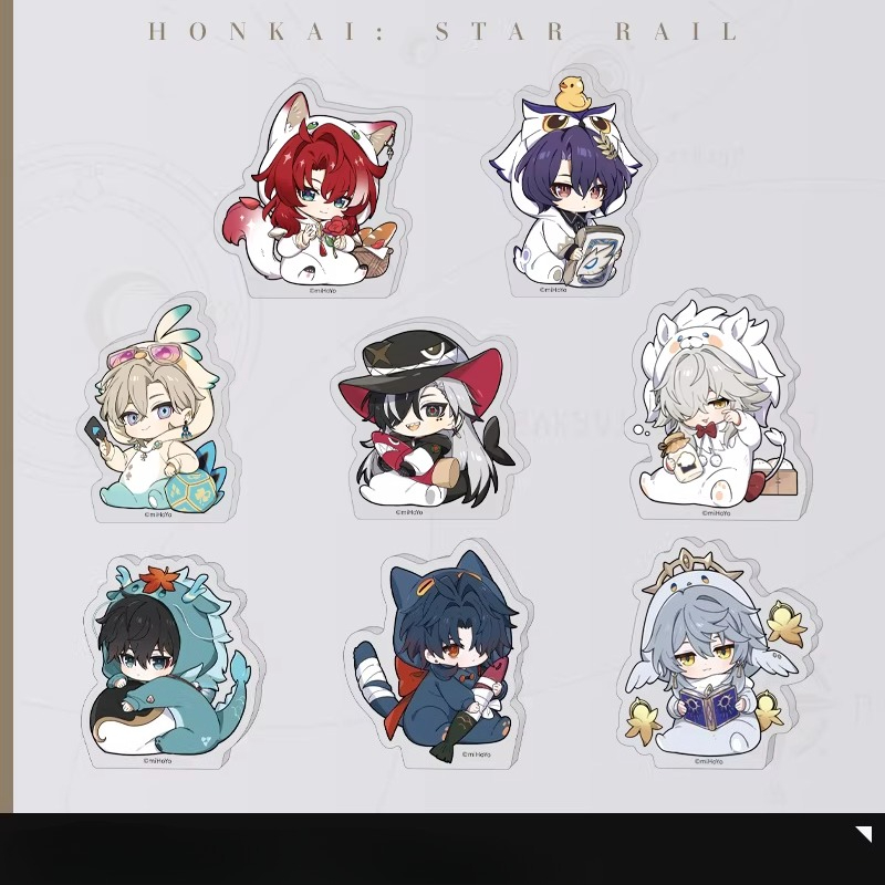 Desk Accessories - Honkai Star Rail Mini-Acrylständer, Q-Version Figur
