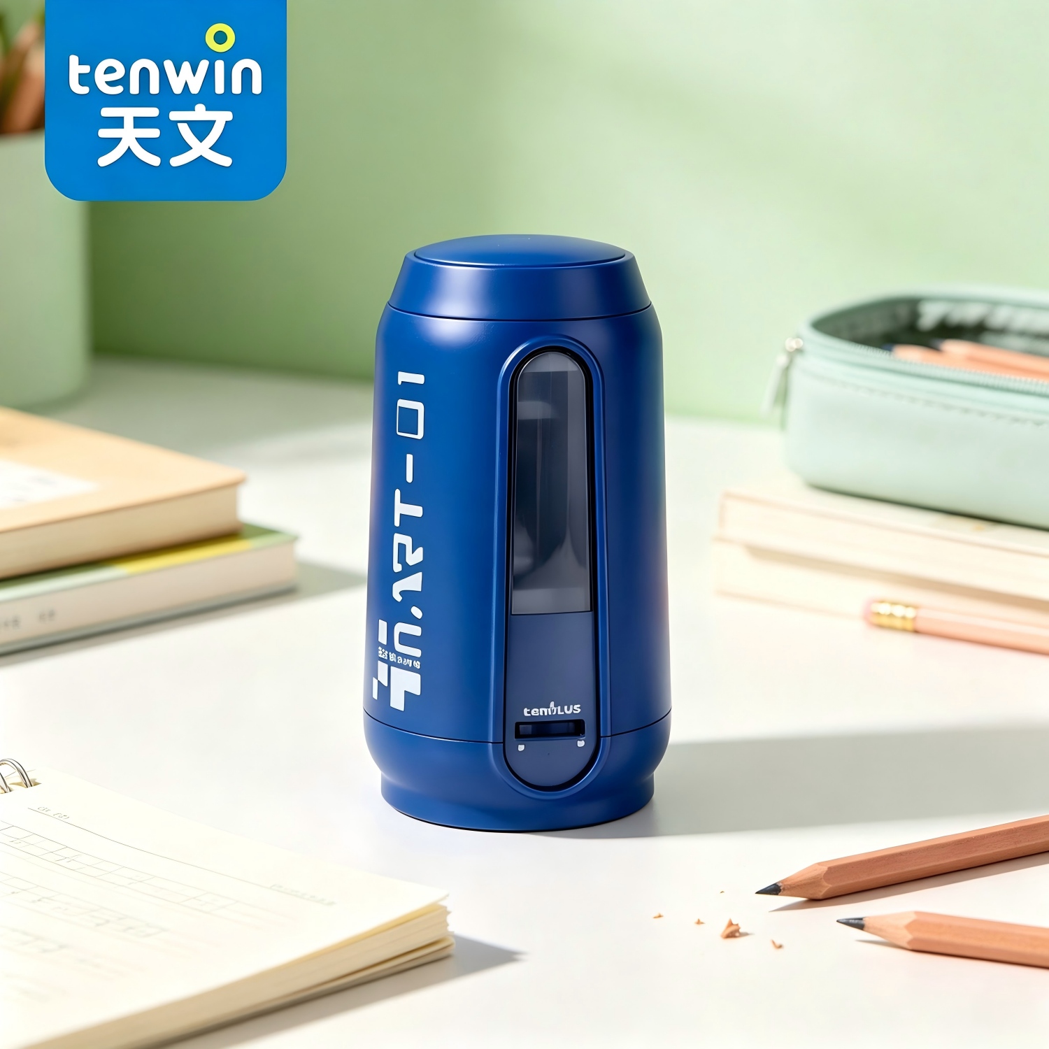 Electric Pencil Sharpener Usb - Fast-Cut Tenwin Vollautomatischer Elektrischer Anspitzer, USB-C-Ladung,