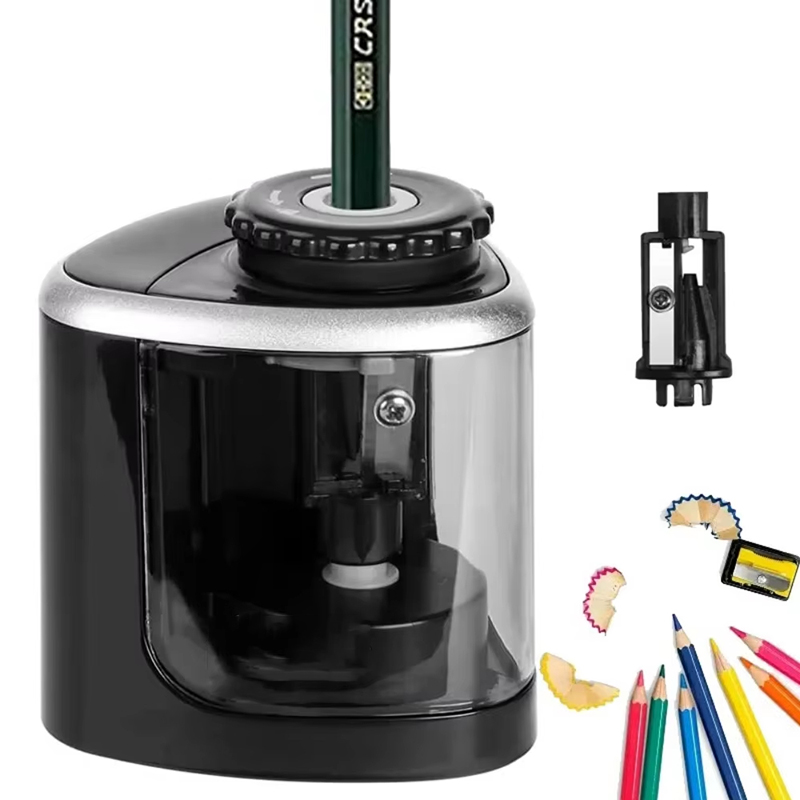 Electric Pencil Sharpener Usb - Elektrischer Anspitzer, automatischer Tisch-Bleistiftanspitzer 6mm-8mm, tragbares