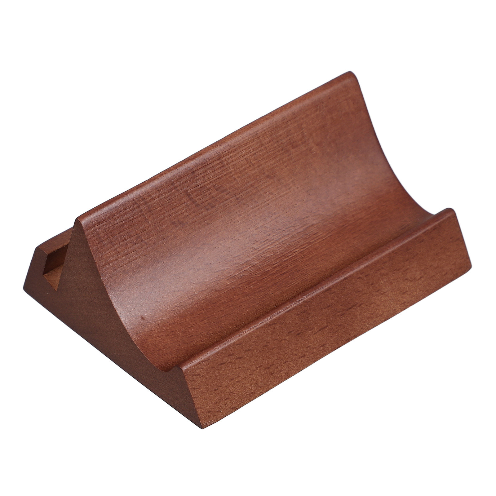 Desk Accessories - Hölzerner Doppelschlitz-Telefon- und Kalenderständer, Schreibtisch-Organizer für