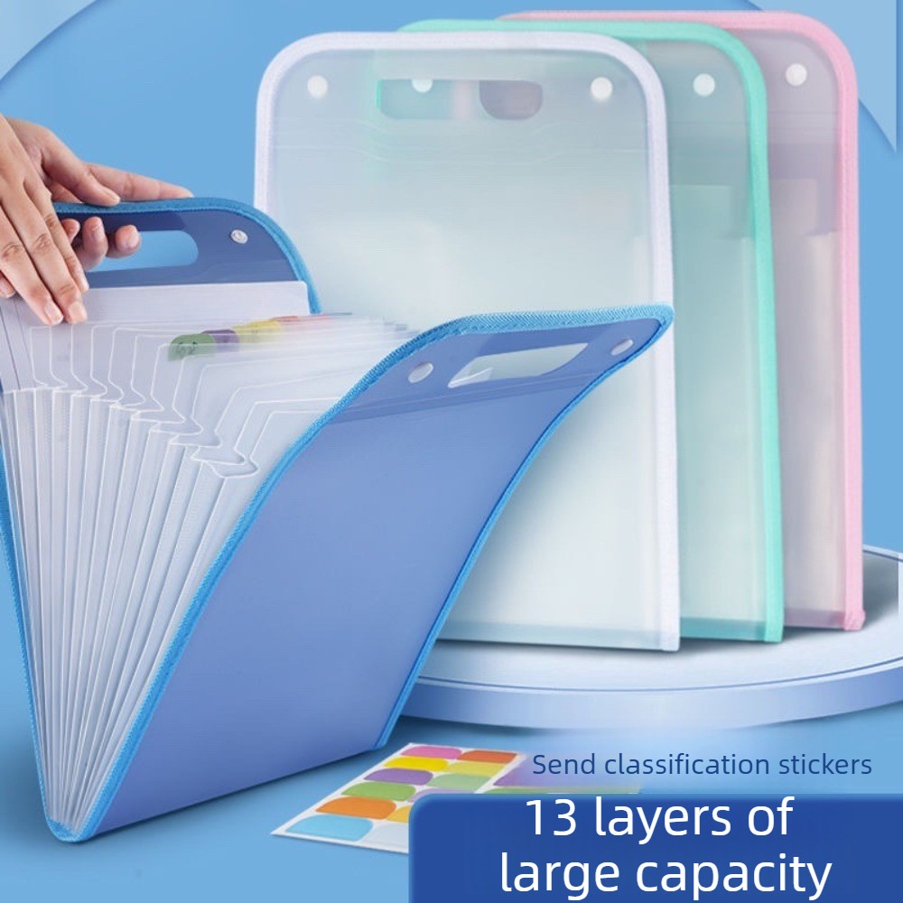 Transparente Akkordeon-Aktenma – Expandable Accordion File Folder 13 Pockets Bewertung und Preis
