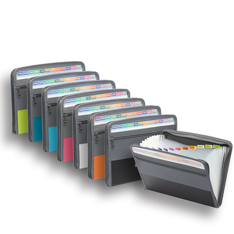 Akkordeon-Akten-Organizer mit  – Expandable Accordion File Folder 13 Pockets Bewertung und Preis